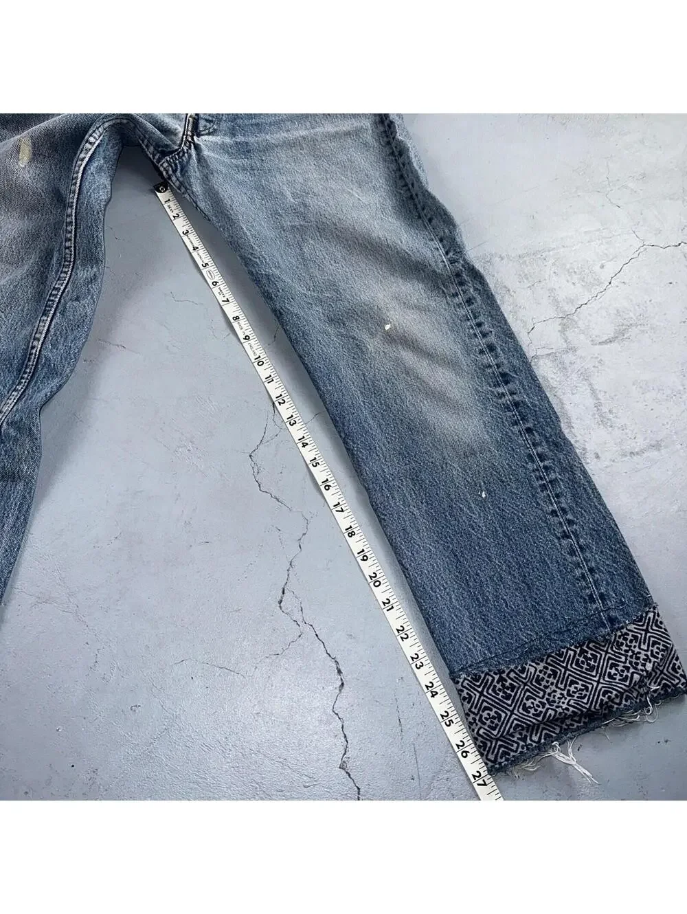 Levis 501 Vintage 80s USA XX Straight Leg Jeans Blue Light Wash 32x33 Act 29x27